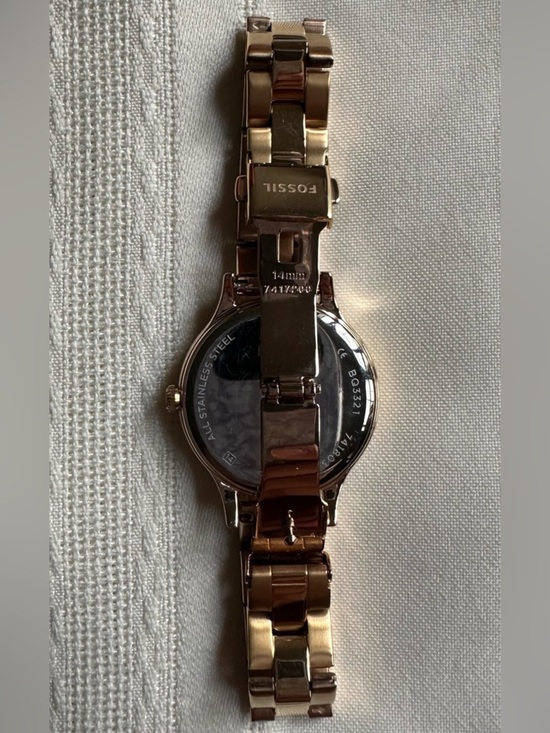 Fossil Rose Gold Tone Women\'s Crystal Dial Bracelet Watch main image 10